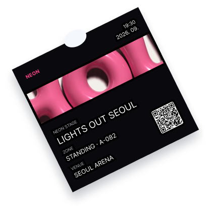 Lights Out Seoul 티켓